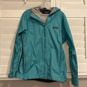 Patagonia Teal Raincoat